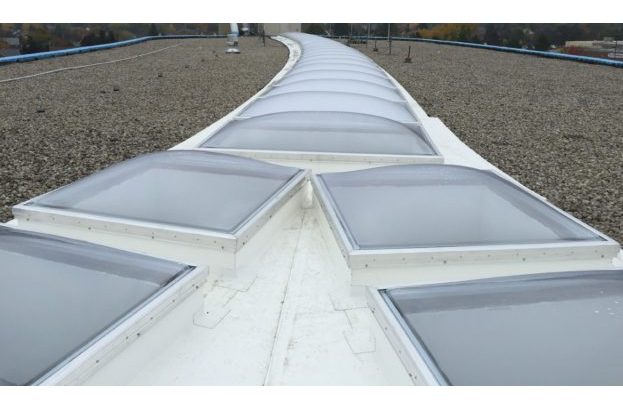 fall protection skylights on ballast roof