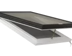 Operable Venting Glass Skylight on a PVC Curb Frame