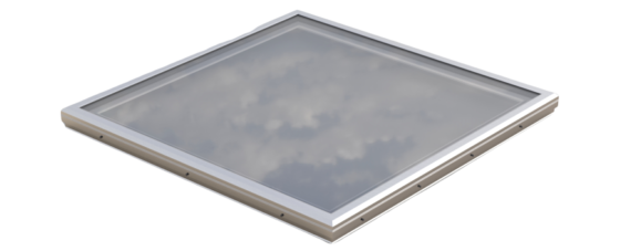 Glass Skylight with Frost Free Curb Frame