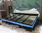 Butted Lean To Glass Skylight with a Frost Free Frame