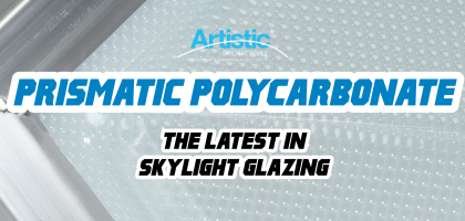 Prismatic polycarbonate for sklights